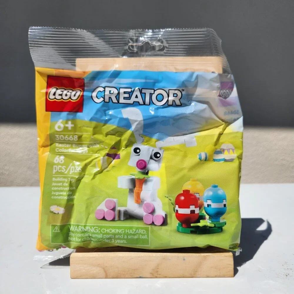 LEGO Creator Easter Bunny Rabbit Colorful Eggs Building Toy 30668 Basket Gift